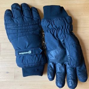 Grandoe Black Winter Ski Gloves Ladies Large